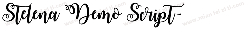 Stelena Demo Script字体转换